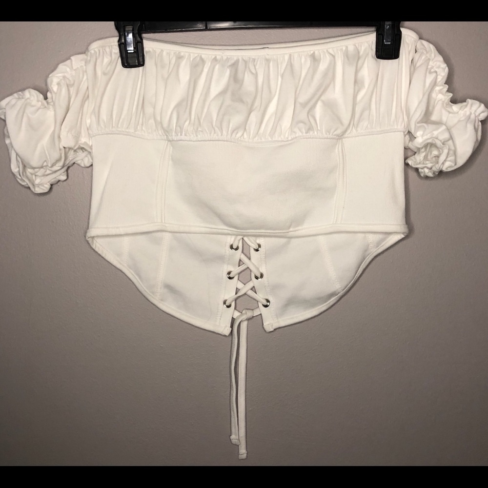 NWT Missguided Milkmaid Corset Top - Picture 4 of 5